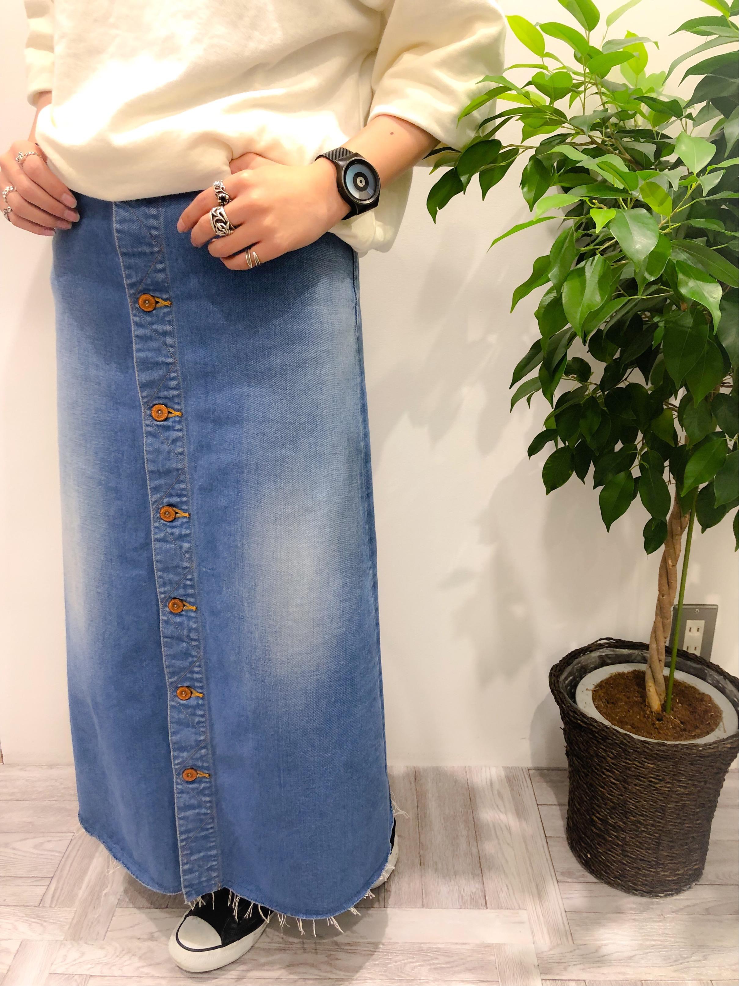 デニムプリーツスカート? | 岡山デニム通販のRipo trenta anni