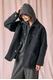 LEATHER COLLAR COVERALL