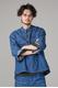 DENIM 3/4SLEEVE WESTERN SHIRT