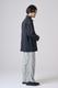 LEATHER COLLAR COVERALL