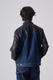 LEATHER DENIM JKT