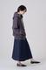 ASYMMETRY DENIM SK