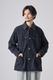 LEATHER COLLAR COVERALL