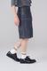 DOUBLE KNEE DENIM SHORT