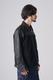 LEATHER DENIM JKT