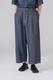 2 TUCK CROPPED DENIM TROUSER