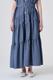 ASYMMETRY DENIM OP