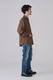 SUEDE COLLAR SHIRT