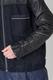 LEATHER DENIM JKT