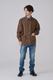 SUEDE COLLAR SHIRT