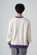 BORDER RIB SWEAT SHIRT