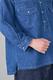 DENIM 3/4SLEEVE WESTERN SHIRT