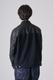LEATHER DENIM JKT