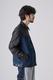 LEATHER DENIM JKT
