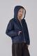 SHERPA-LINED DENIM HOODIE JACKET