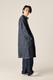 BANDCOLLAR DENIM COAT