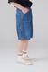DOUBLE KNEE DENIM SHORT