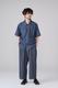 2 TUCK CROPPED DENIM TROUSER