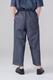 2 TUCK CROPPED DENIM TROUSER