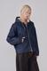 SHERPA-LINED DENIM HOODIE JACKET