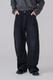DOUBLE KNEE DENIM CURB TROUSER (KUR)
