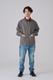 SUEDE COLLAR SHIRT