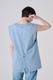 DENIM V-NECK VEST