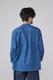 DENIM 3/4SLEEVE WESTERN SHIRT