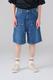 DOUBLE KNEE DENIM SHORT