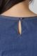 DENIM PANEL PLEATS DRESS