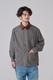 SUEDE COLLAR SHIRT