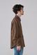 SUEDE COLLAR SHIRT