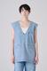 DENIM V-NECK VEST