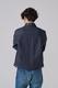 LEATHER COLLAR DENIM JACKET