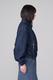 DENIM GATHERD ZIP BLOUSON