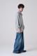 CONTRAST STITCH SWEAT SHIRT