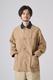 LEATHER COLLAR COVERALL