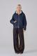 SHERPA-LINED DENIM HOODIE JACKET