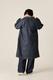 BANDCOLLAR DENIM COAT