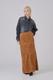 CORDUROY FLARE SKIRT