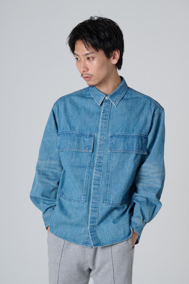 BIG POCKET DENIM SHIRT