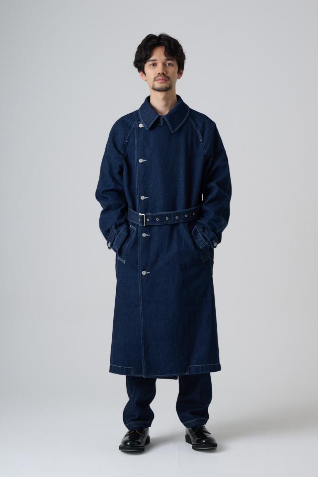 DENIM TRENCH COAT