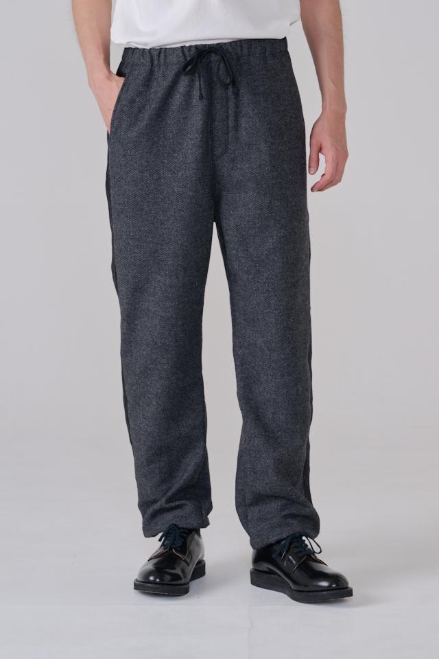 DRAWSTRING WOOL TROUSER