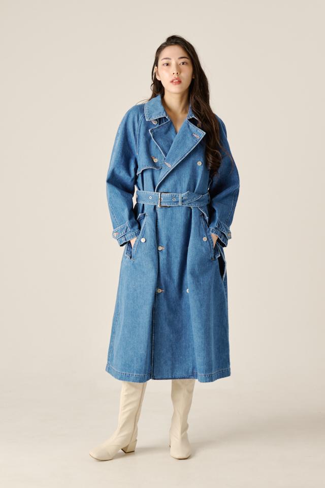 DENIM TRENCH CT