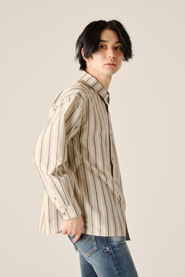 DRAPE STRIPE SHIRT