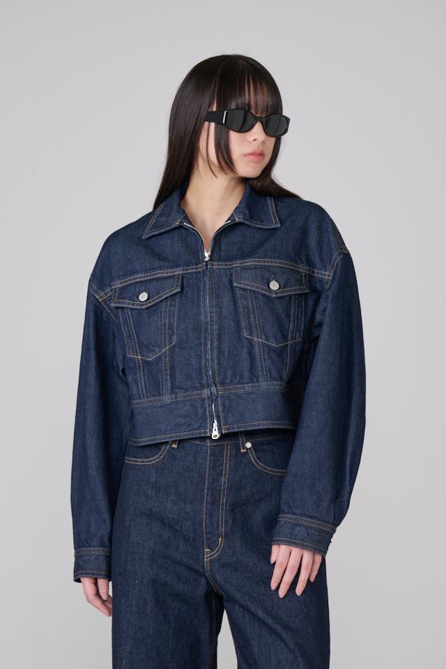 DENIM SHORT ZIP JK