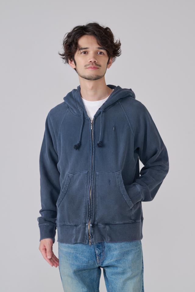 ZIP UP GRUNGE HOODIE