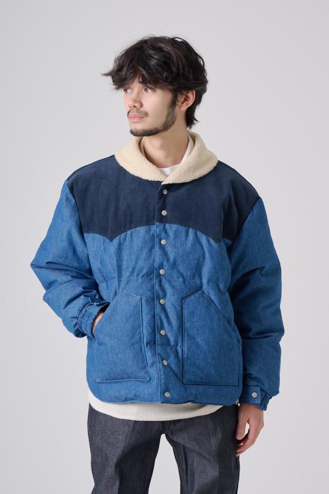 DENIM DOWN JACKET