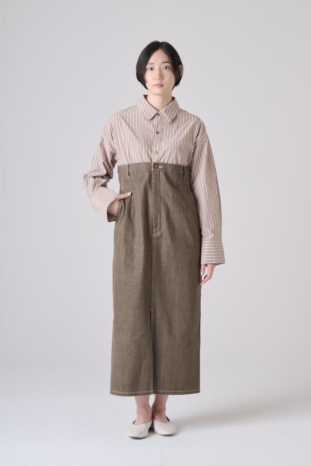 HIGH WAIST DENIM OP
