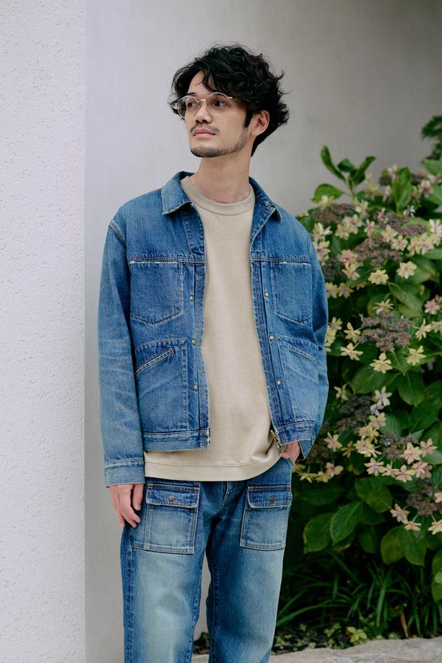 PURPLE SELVAGE DENIM JACKET (TAKAYA)